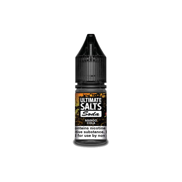 10MG Ultimate Puff Salts Soda 10ML Flavoured Nic Salts (50VG/50PG) E-liquids Ultimate Puff Mango Cola 