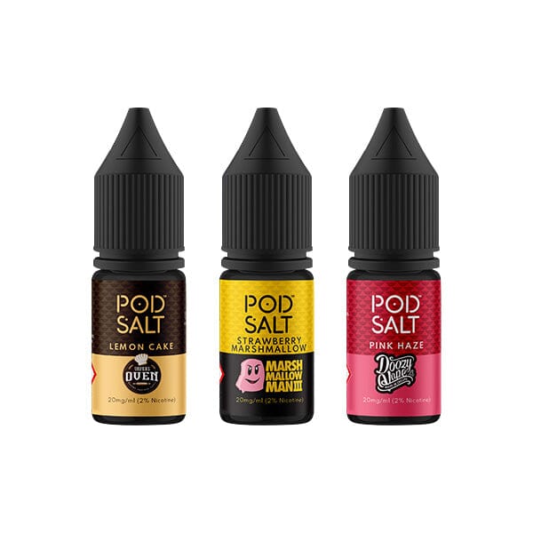 11mg Pod Salt Fusions 10ml Nic Salt (50VG/50PG) E-liquids Pod Salt Blue Razapple Ice 