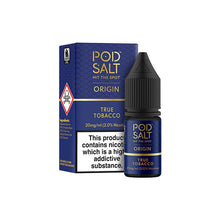 Load image into Gallery viewer, 11mg Pod Salt Origins 10ml Nic Salt (50VG/50PG) E-liquids Pod Salt True Tobacco 
