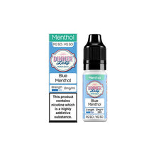 Load image into Gallery viewer, 12mg Dinner Lady 50:50 Menthol 10ml (50VG/50PG) E-liquids Dinner Lady Blue Menthol 
