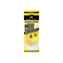 Load image into Gallery viewer, 2 King Palm Flavoured Slim 1.5G Rolls Smoking Products King Palm Banana Cream 
