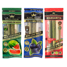 Load image into Gallery viewer, 2 King Palm Mini Rolls Smoking Products King Palm Magic Mint 
