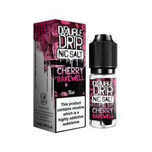 Load image into Gallery viewer, 20MG Double Drip 10ML Flavoured Nic Salts E Liquid E-liquids Double Drip Cherry Bakewell 
