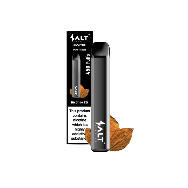 20mg SALT Switch Disposable Vape Pod Vape Kits SALT Switch Pure Tobacco 
