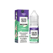 Load image into Gallery viewer, 20mg Sqzd Flavoured Nic Salts 10ml (50VG/50PG) E-liquids Sqzd Apple Blackcurrant 

