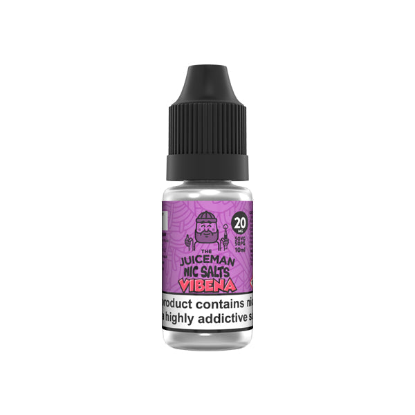 20mg The Juiceman 10ml Flavoured Nic Salt (50VG/50PG) E-liquids The Juiceman Vibena 