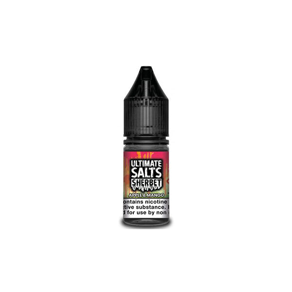 20MG Ultimate Puff Salts Sherbet 10ML Flavoured Nic Salts (50VG/50PG) E-liquids Ultimate Puff Apple & Mango 