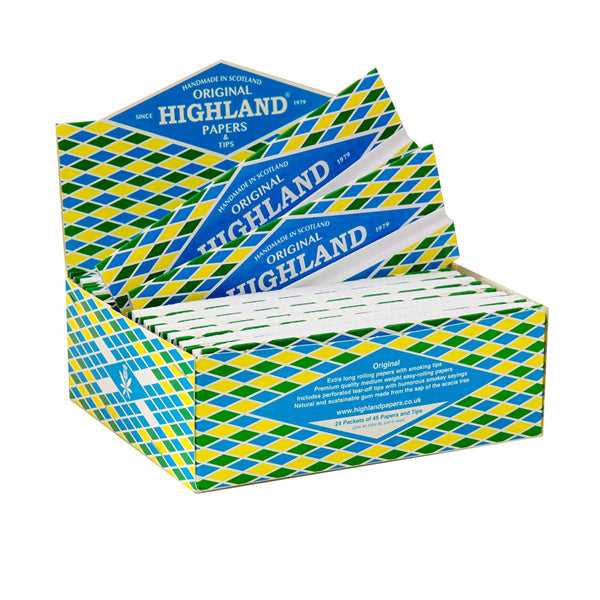 24 Highland Double Decadence King Size Rolling Papers & Tips Smoking Products Highland 