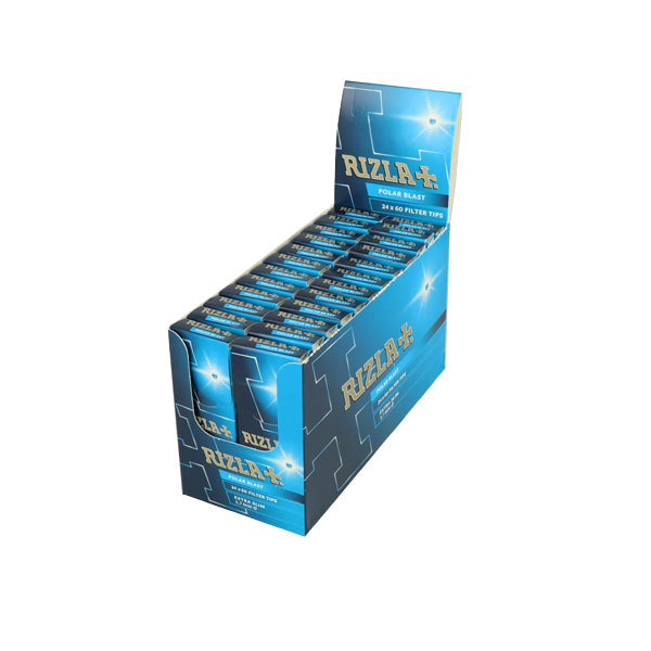24 Rizla Polar Blast Extra Slim Crushball Filter Tips Smoking Products Rizla 