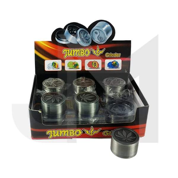 3 Parts Small Metal Grey 40mm Grinder - 11007 Smoking Products Generic 