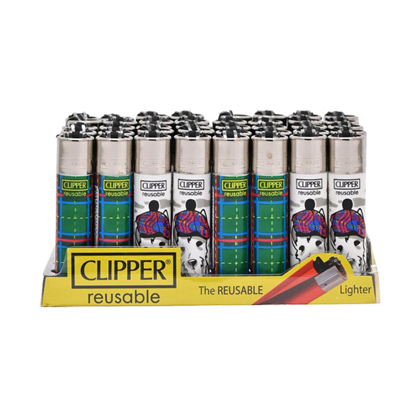 40 Clipper CP11RH Classic Flint Scotland 2 Lighters - CL5C079UKH Smoking Products Clipper 