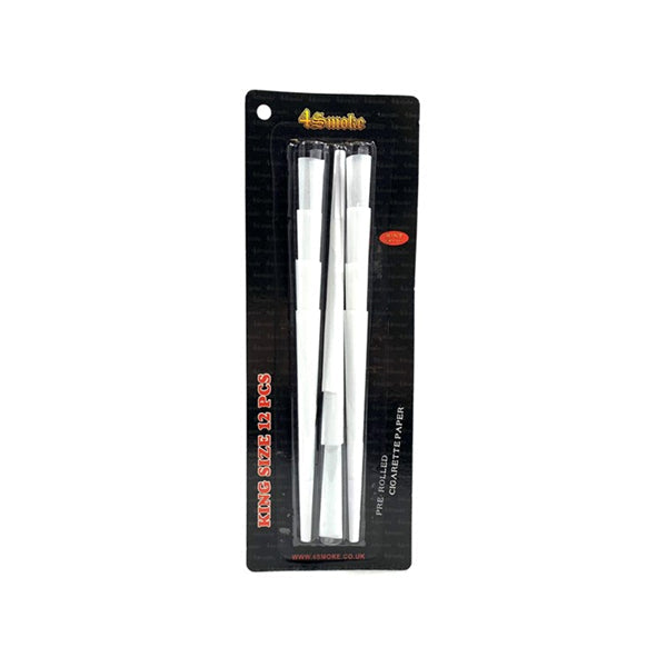 4Smoke King Size 12 piece Blisters Pre-rolled Rolling Paper Smoking Products 4Smoke 