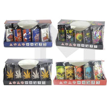 Load image into Gallery viewer, 4Smoke Refillable Flat Printed Lighters 25 Pack - XHD8111 Smoking Products 4Smoke 
