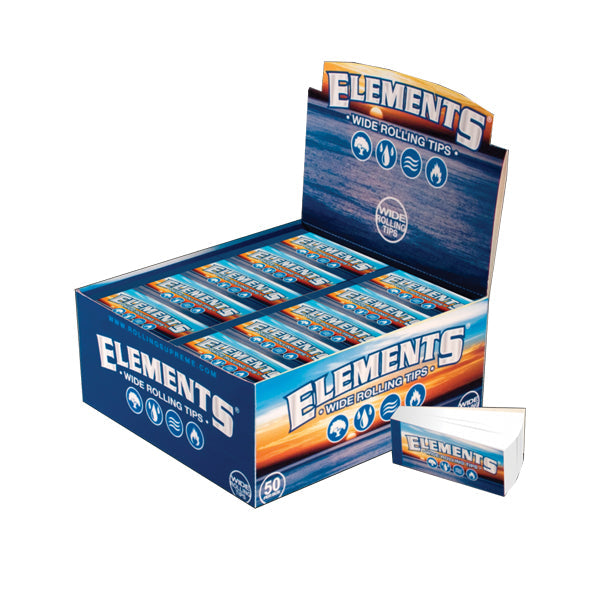 50 Elements Wide Rolling Tips Smoking Products Elements 