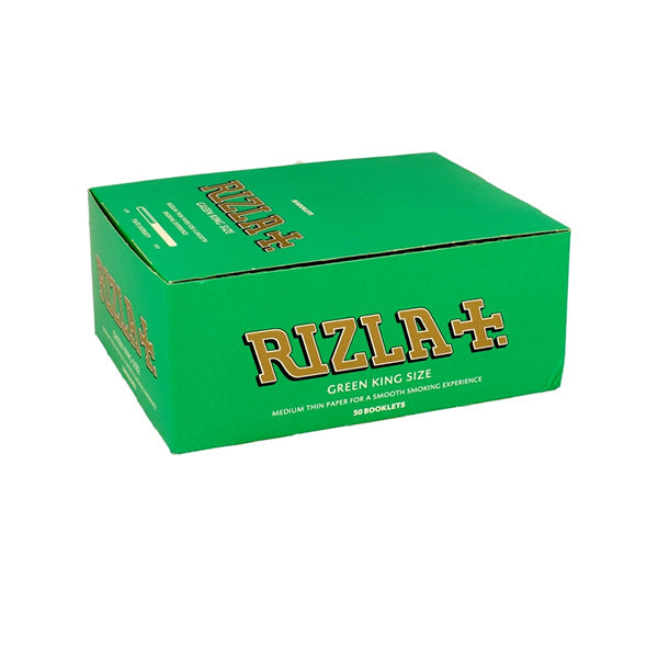 50 Green King Size Rizla Rolling Papers Smoking Products Rizla 