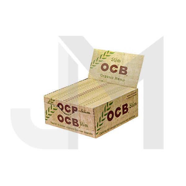 50 OCB Organic Hemp King Size Slim Papers Smoking Products OCB 