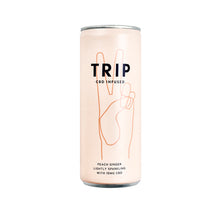 Load image into Gallery viewer, 12 x TRIP 15mg CBD Infused Peach &amp; Ginger Drink 250ml
