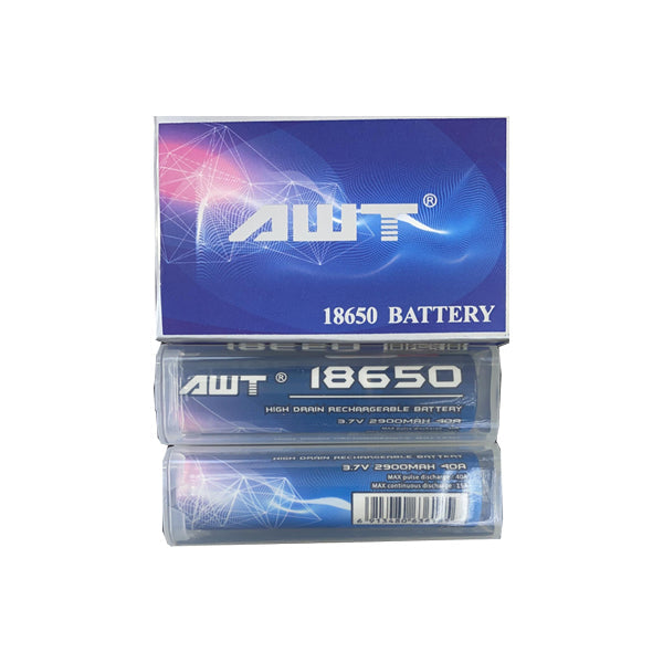 AWT 18650 3.7V 2900mAh 40A Battery Accessories AWT 