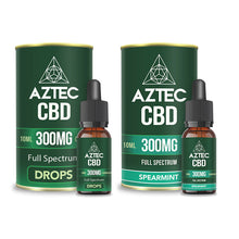 Load image into Gallery viewer, Aztec CBD Full Spectrum Hemp Oil 300mg CBD 10ml CBD Products Aztec CBD 
