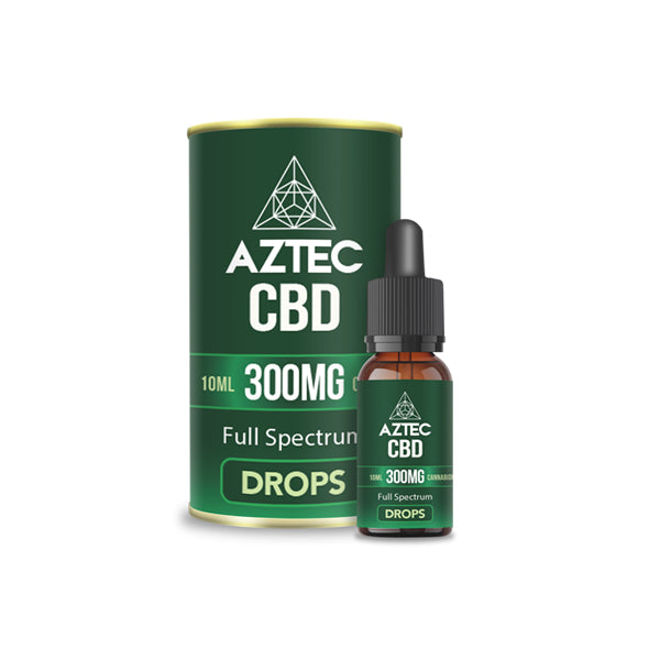 Aztec CBD Full Spectrum Hemp Oil 300mg CBD 10ml CBD Products Aztec CBD Natural Hemp 
