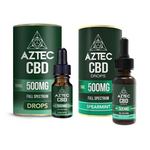 Load image into Gallery viewer, Aztec CBD Full Spectrum Hemp Oil 500mg CBD 10ml CBD Products Aztec CBD 
