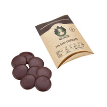 Load image into Gallery viewer, Body and Mind Botanicals 25mg CBD Cannabis Chocolate Buttons CBD Products Body and Mind Botanicals Dark Chocolate 
