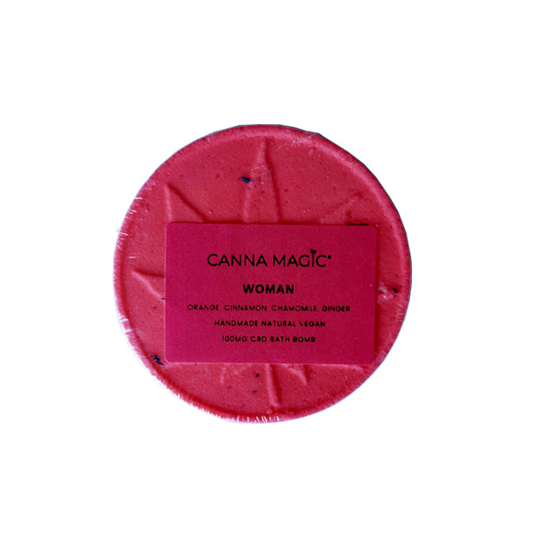 Canna Magic 100mg CBD Disc Shape Bath Bombs CBD Products Canna Magic For Her 