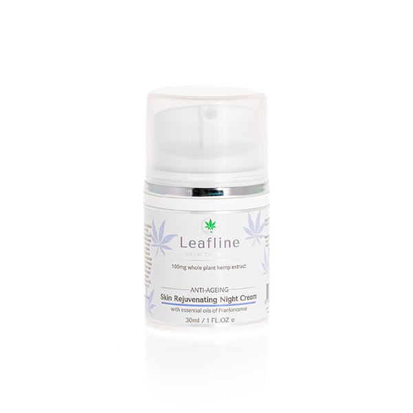 CBD Leafline 100mg CBD Skin Rejuvenating Night Cream 30ml CBD Products CBD Leafline 