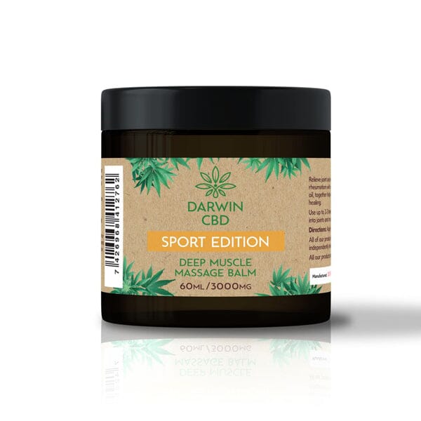 Darwin CBD 3000mg CBD Sport Edition Massage Balm - 60ml CBD Products Darwin 