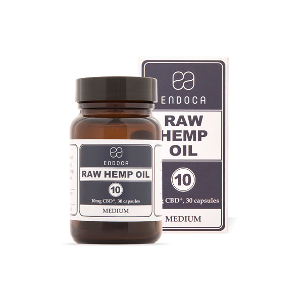 Endoca 300mg CBD+CBDa Capsules Raw Hemp Oil - 30 Caps CBD Products Endoca 