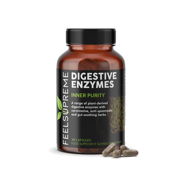 Feel Supreme Digestive Enzymes Inner Purity Capsules - 90 Caps CBD Products Feel Supreme 