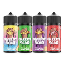 Load image into Gallery viewer, Greedy Bear 100ml Shortfill 0mg (70VG/30PG) E-liquids Greedy Bear Bloated Blueberry 
