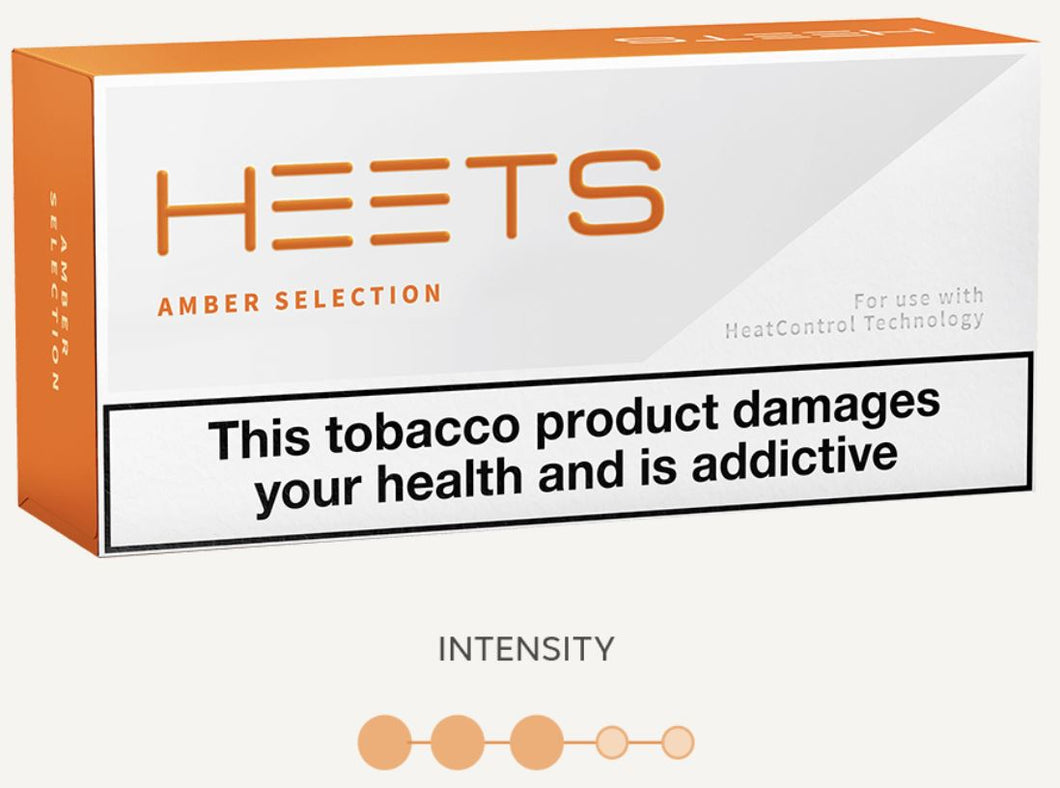 Heets Amber Lebanon - Rich Tobacco Experience - Heatd