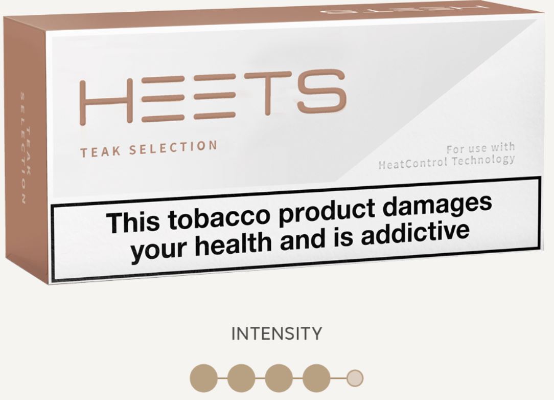 HEETS Teak Selection Tobacco Sticks 10x20