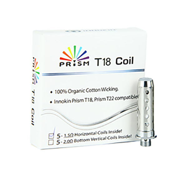 Innokin Prism T18 1.5/2.0 Ohm Coils Coils Innokin 1.5 Ohm 
