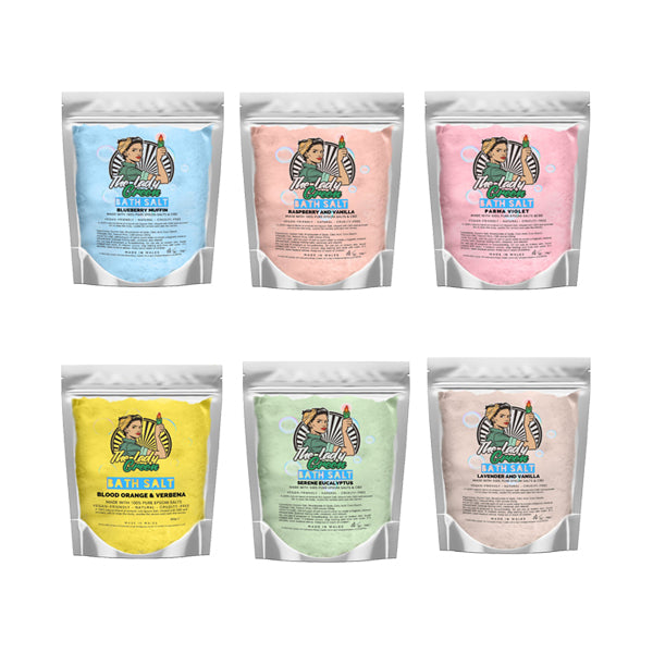 Lady Green 20mg CBD Mixed Bath Salts - 6 Pack CBD Products Green Apron 