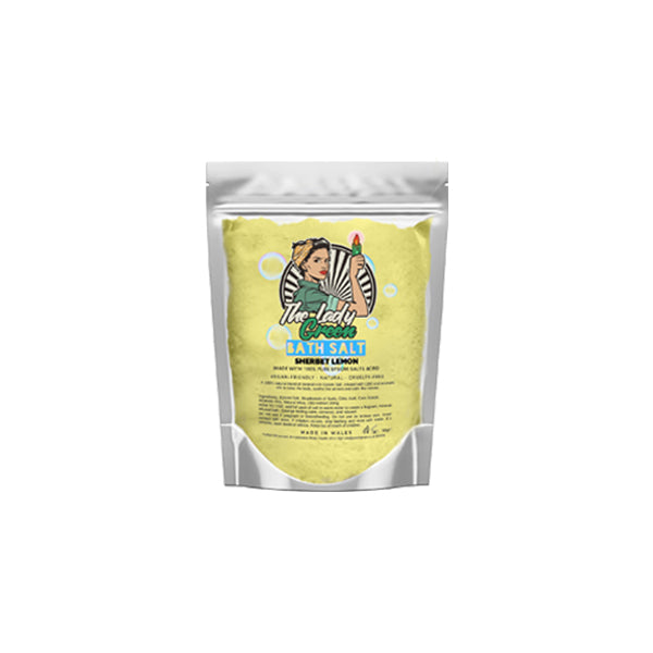 Lady Green 20mg CBD Sherbet Lemon Bath Salts - 150g CBD Products Green Apron 