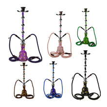 Load image into Gallery viewer, Large 2 Hose Shisha Hookah - Assorted Colours Smoking Products Hookah 
