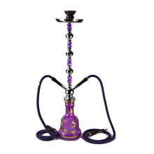 Load image into Gallery viewer, Large 2 Hose Shisha Hookah - Assorted Colours Smoking Products Hookah 
