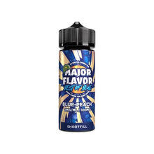 Load image into Gallery viewer, Major Flavour Best Of Blue 100ml Shortfill 0mg (70VG/30PG) E-liquids Major Flavor Blue Peach 
