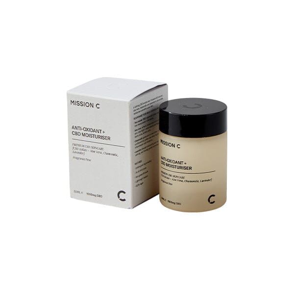 Mission C Anti-Oxidant + 1000mg CBD Moisturiser - 50ml CBD Products Mission C 