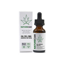 Load image into Gallery viewer, Naturecan 15% 4500mg CBD Broad Spectrum MCT Oil 30ml CBD Products Naturecan 
