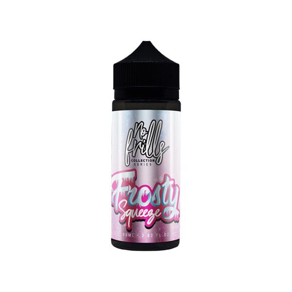 No Frills Collection Frosty Squeeze 80ml Shortfill 0mg (80VG/20PG) E-liquids No Frills Raspberry 