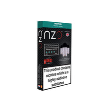 Load image into Gallery viewer, NZO 20mg Salt Cartridges with Red Liquids Nic Salt (50VG/50PG) Coils NZO Menthol 
