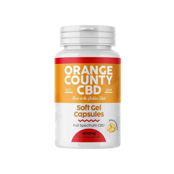 Orange County 1800mg Full Spectrum CBD Capsules - 30 Caps CBD Products Orange County 