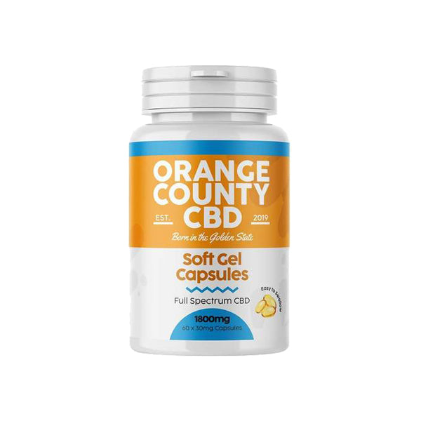 Orange County 1800mg Full Spectrum CBD Capsules - 60 Caps CBD Products Orange County 