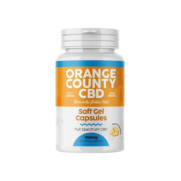 Orange County 900mg Full Spectrum CBD Capsules - 30 Caps CBD Products Orange County 