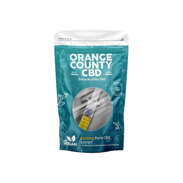 Orange County CBD 2000mg 86% Pure CBD Extract & Syringe 2ml CBD Products Orange County 