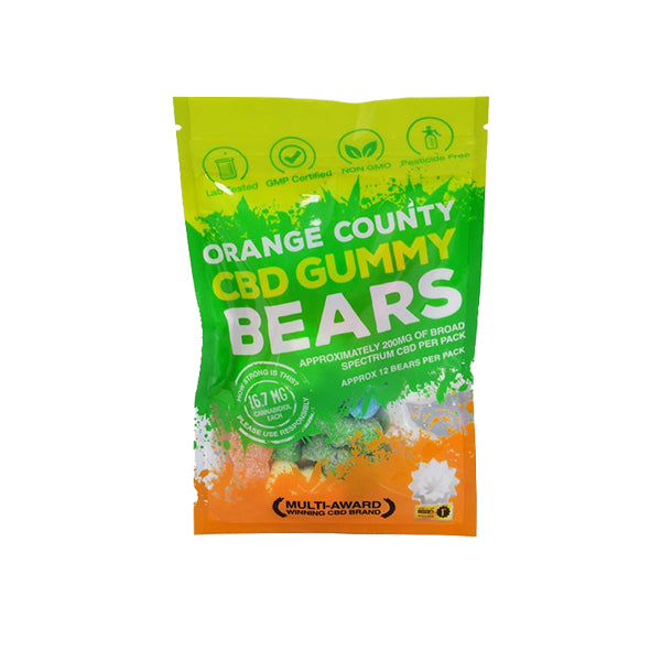 Orange County CBD 200mg Gummy Bears - Grab Bag CBD Products Orange County 