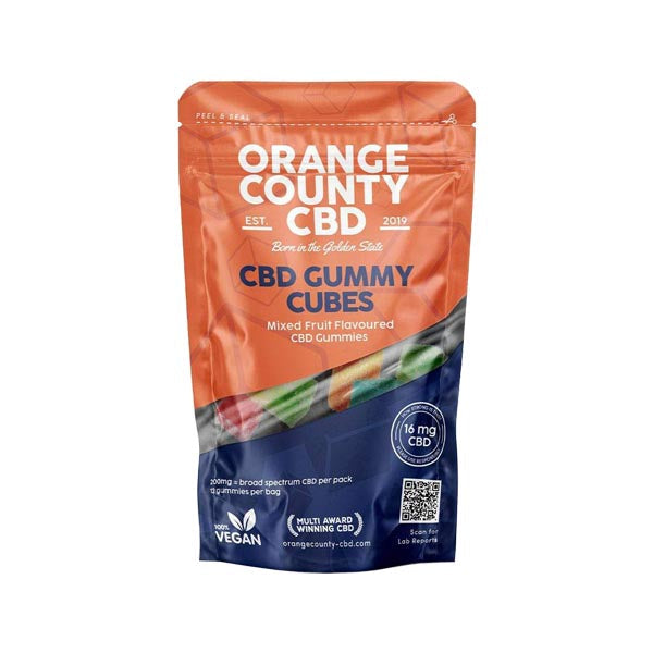 Orange County CBD 200mg Gummy Cubes - Grab Bag CBD Products Orange County 